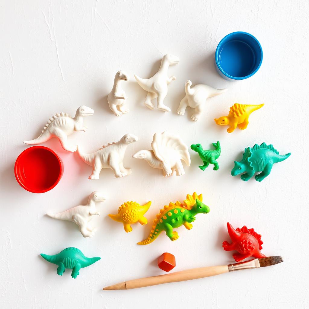 Dinosaur Collection paint kit theme